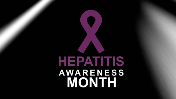 Hepatitis Awareness Month, an annual campaign raising the awareness of viral hepatitis. Hepatitis Testing Day. Poster, card and banner campaign. Design illustration.