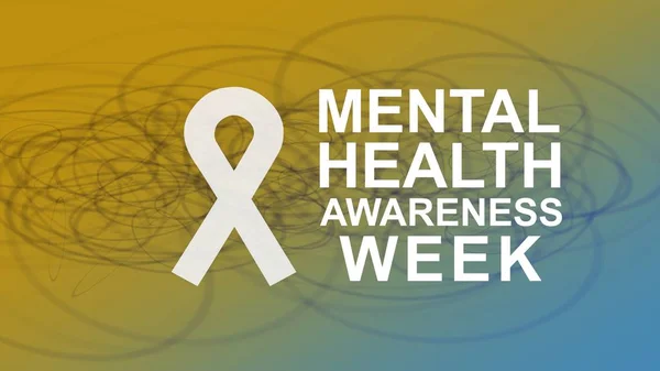 Mental Health Awareness an annual campaign highlighting awareness of mental health. Design illustration