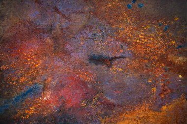 paslı demir doku ile impregnations farklı tonları ve renk