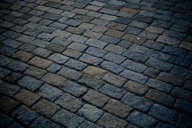 Antik Taş Granit kaldırım taş ile farklı renk