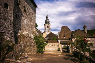 Ortaçağ Kalesi eski şehir. Gemany, Stolberg