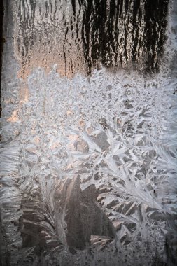 Frost desen kış arka plan için