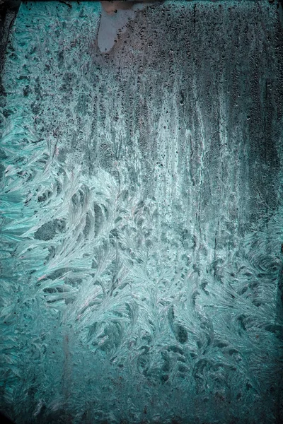Frost patronen voor winter achtergronden — Stockfoto