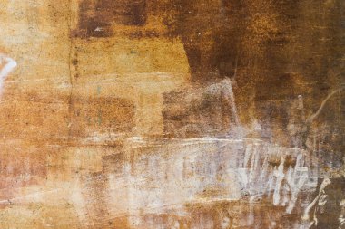 Turuncu paslı metal doku arka plan aşınmış