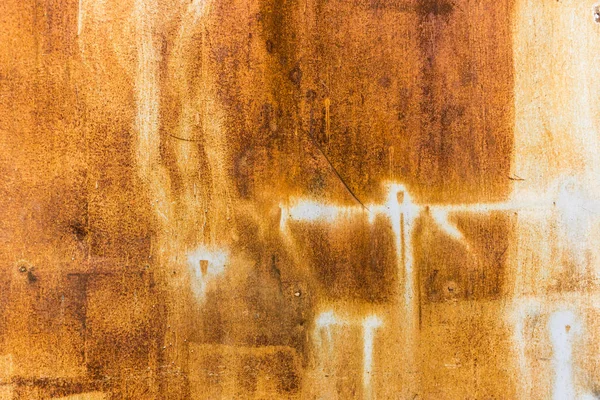 Fondo de textura metálica oxidada desgastada naranja —  Fotos de Stock