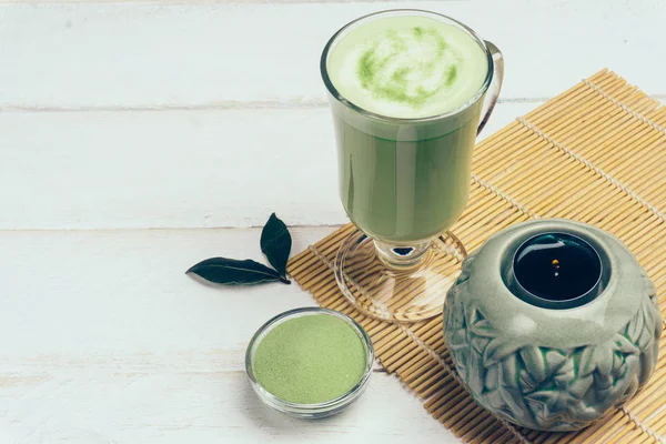 채식주의 코코넛 Matcha — 스톡 사진