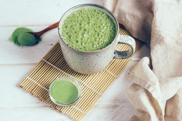 채식주의 코코넛 Matcha — 스톡 사진