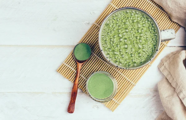 채식주의 코코넛 Matcha — 스톡 사진