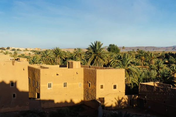 Maroc Tourisme Architecture Maroc Ourzazate Maisons Berbères Traditionnelles Dans Ancienne — Photo
