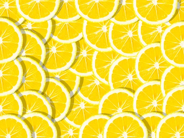 新鲜柠檬（柠檬）图案在粉红色背景。最小概念 — 图库照片