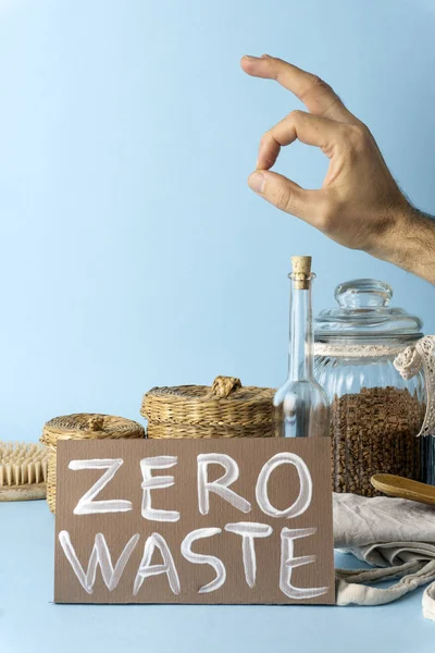 Zero waste concept. Reusable household items