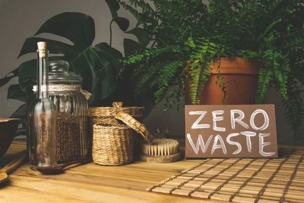 Zero waste concept. Reusable household items