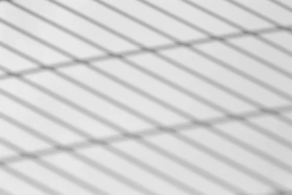 Shadow overlay effect for photo.  Shadows from grid lines or grating of a fence or guardrail on a clean white wall on a sunny clear day. Geometric shadows