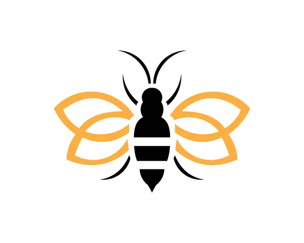 Бджолиний Значок Тварин Медова Літаюча Бджола Комахи Сумочки Комахи Арахніди — стоковий вектор