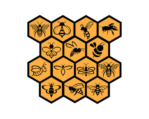 Икона пчелиного животного. Медовая летающая пчела. Insect.bugs, insects and arachnids Flat style vector illustration
.
