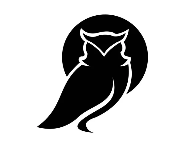 猫头鹰鸟动物载体 — 图库矢量图片