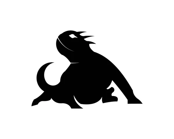 Chameleon Vector Pictogram Gevuld Platte Teken Voor Mobiele Concept Webdesign — Stockvector