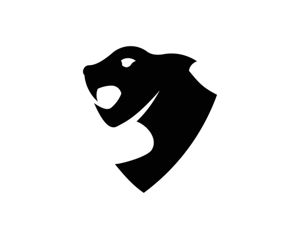 Leoparden Puma Panther Und Tigeraktionssilhouette Gute Verwendung Für Symbol Logo — Stockvektor