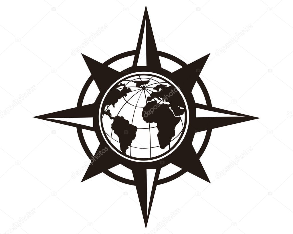 Compass Logo design template