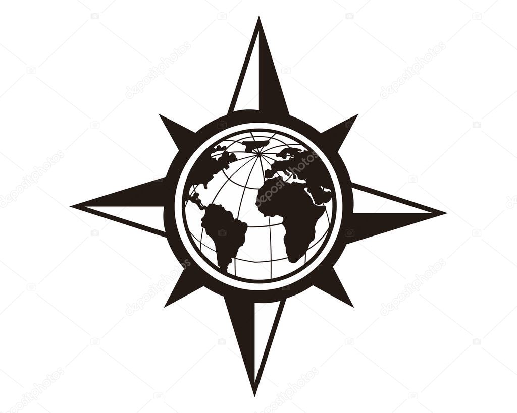 Compass Logo design template