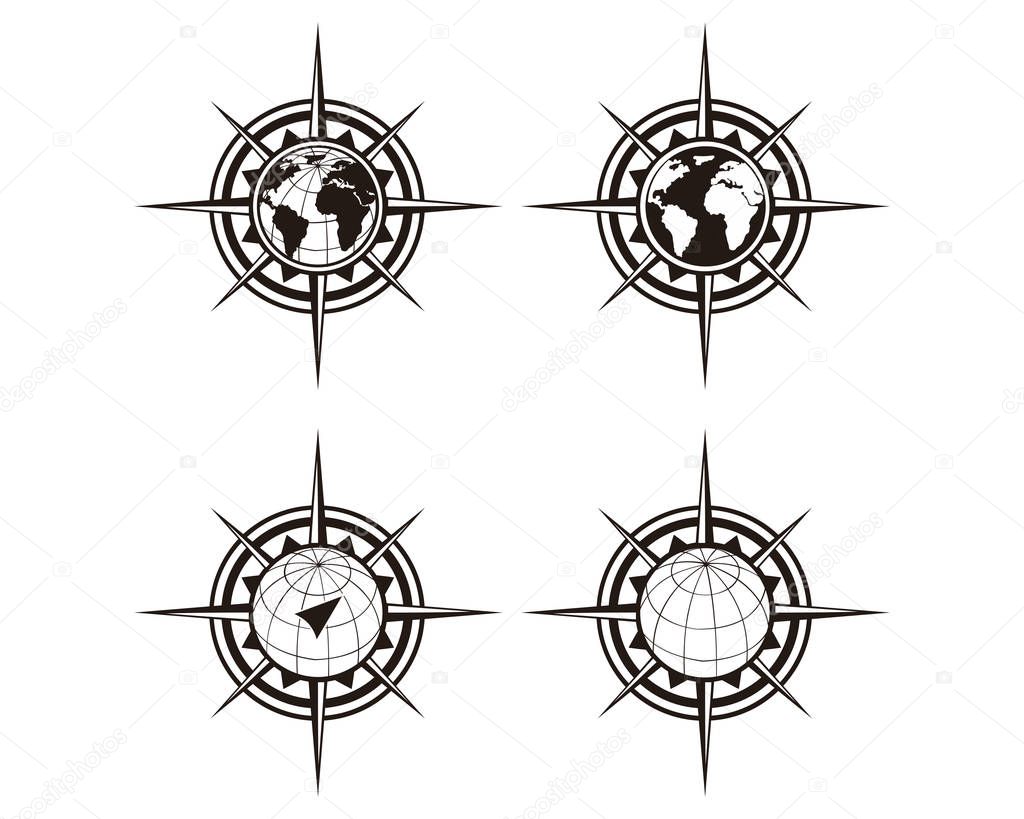 Compass Logo design template
