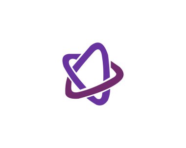 Biraz yuvarlak köşeli yıldız simgesi. İzole arka plan üzerinde kolayca aldatıcıdır vektör tasarımı.