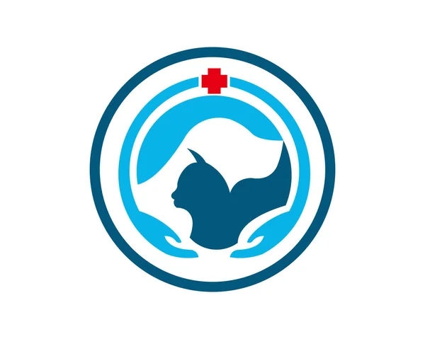 Santé Hospitalière Soins Des Animaux Compagnie Clinique Vétérinaire Amis Sécurité — Image vectorielle