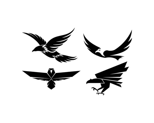 Águila Pájaro Animal Icono Ilustración — Archivo Imágenes Vectoriales