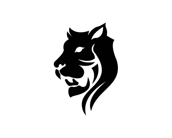 Logo Ilustración Animal Tigre — Vector de stock