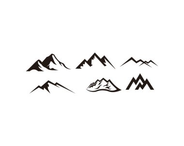 dağ tepe logo şablonu
