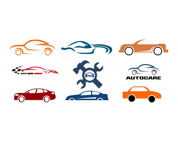 Vector Auto Logo Vector Automotive Logo Set Auto Logo Collectie — Stockvector