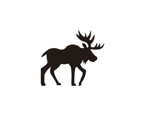 Κέρατα Ζώων Silhouette Συλλογή Caribou Άλκη Ελάφι Ελάφια — Διανυσματικό Αρχείο