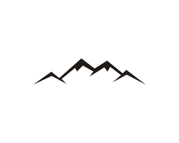 Plantilla Logo Pico Montaña — Vector de stock