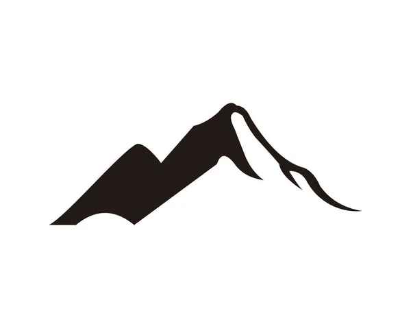 Mountain Peak Logo Template — Stock Vector