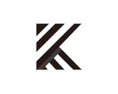 mektup k vektör logosu