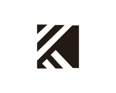 mektup k vektör logosu