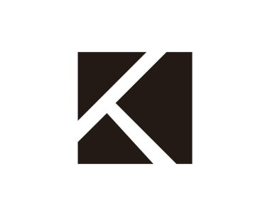 mektup k vektör logosu