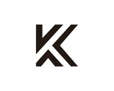 mektup k vektör logosu