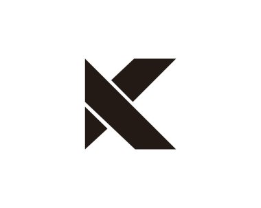 mektup k vektör logosu