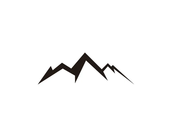 Mountain Peak Logotyp Mall — Stock vektor