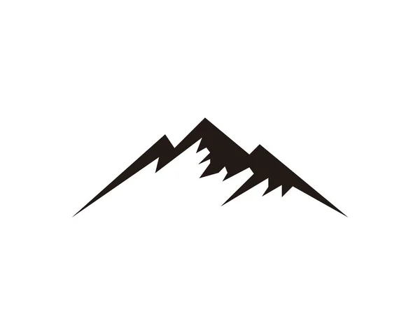 Mountain Peak Logotyp Mall — Stock vektor