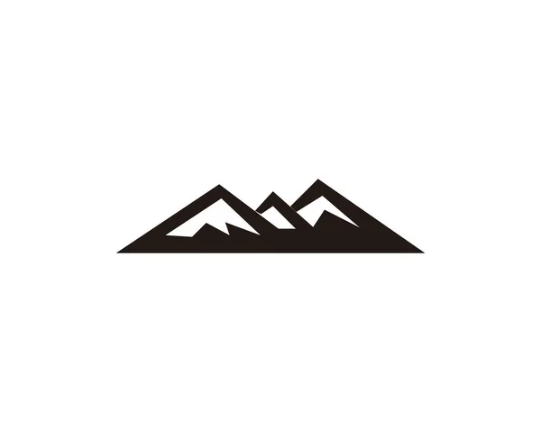 Modèle Logo Montagne Pic — Image vectorielle