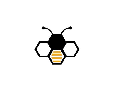 Arı hayvan simgesi. Uçan arı tatlım. Insect.Bugs, böcekler ve arachnids düz stil vektör çizim.