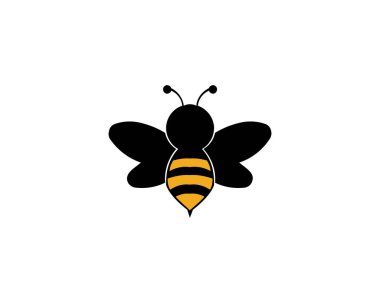 Arı hayvan simgesi. Uçan arı tatlım. Insect.Bugs, böcekler ve arachnids düz stil vektör çizim.