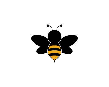 Arı hayvan simgesi. Uçan arı tatlım. Insect.Bugs, böcekler ve arachnids düz stil vektör çizim.