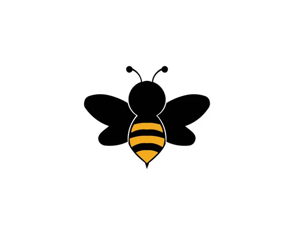 Bee Djur Ikonen Flygande Honungsbiet Insect Bugs Insekter Och Spindeldjur — Stock vektor