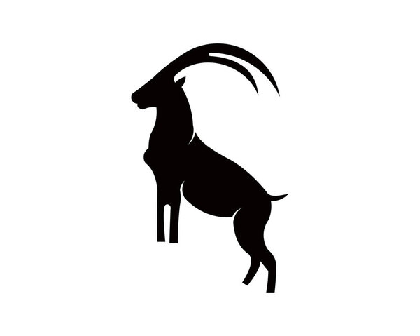  Силуэт горного козла-млекопитающего
 .