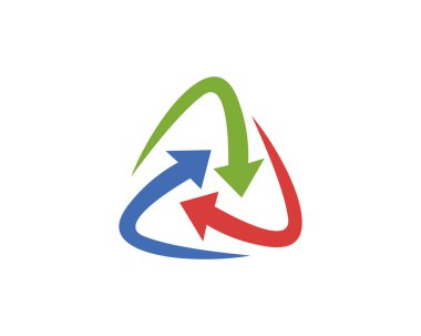 İş şirketi için soyut logo. Kurumsal kimlik tasarım öğesi. Büyüme logo fikir. Yukarı ok