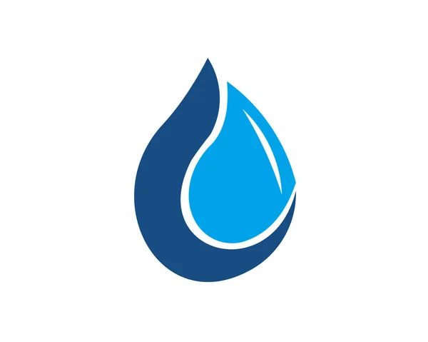 Wasser Tropfen Logo Vorlage Vektor Illustration Design — Stockvektor