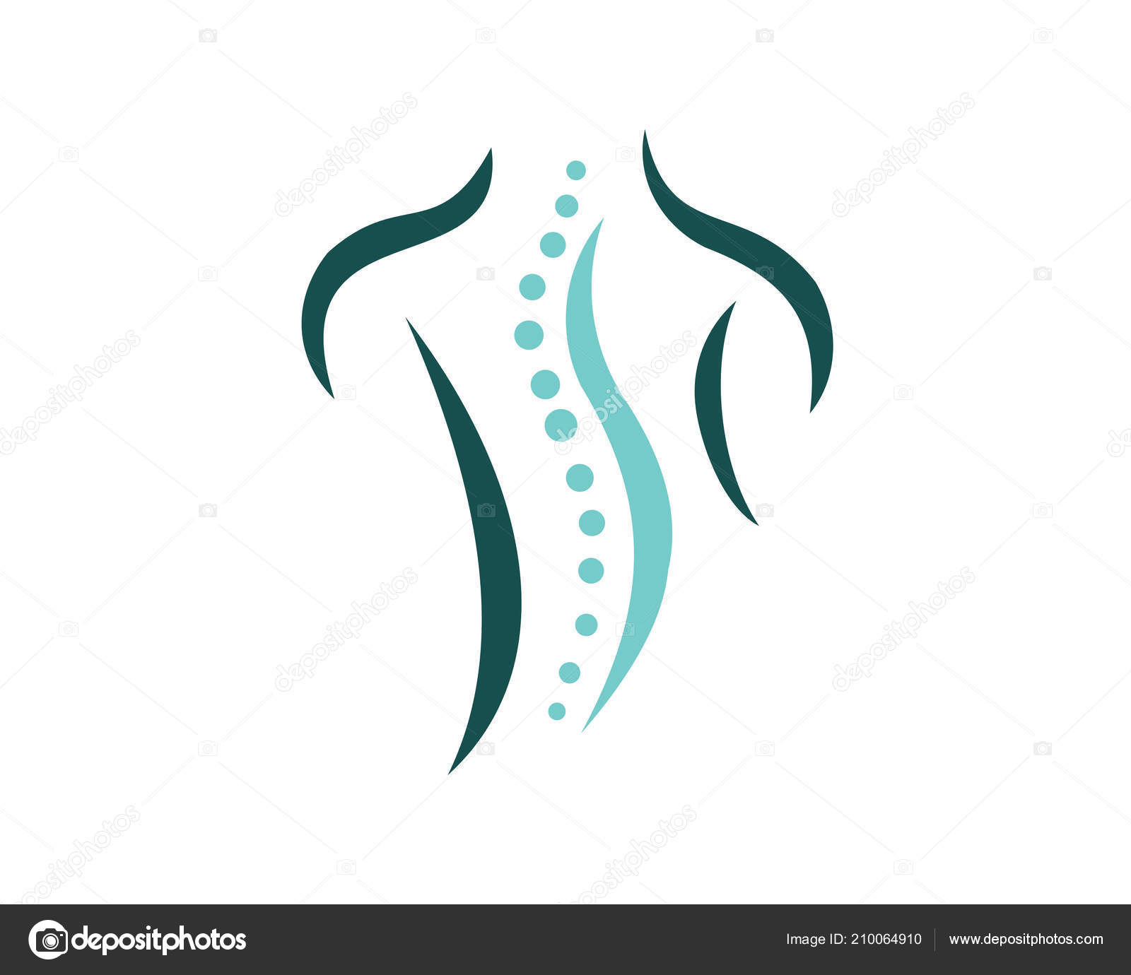 Plantilla Creativa Del Diseño Del Logotipo Del Concepto Columna Vertebral  Vector de stock #210064910 de ©bentwajahpribumi@gmail.com, image size:1600x1380